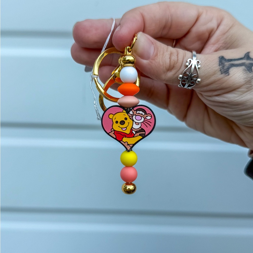 Winnie the Pooh and Tigger Keychain
